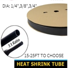3:1 Heat Shrink Tubing Wire Wrap Protection Sleeves with Glue Lined Ratio Kit