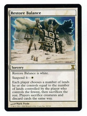 Balance Rectification - Restore Balance - Magic mtg