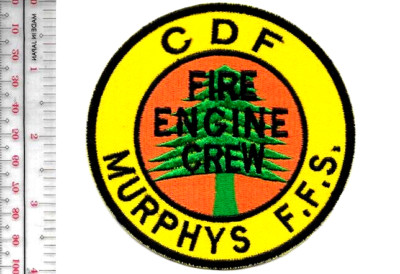 Hot Shot Wildland Fire Crew CDF Ca Murphys Forest Fire Station vel NO TARIFF