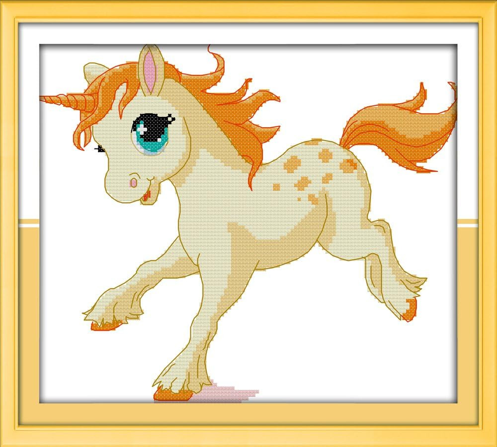 Cross Stitch Kits Stamped Full Range of Embroidery Starter Kits for Beginners DI