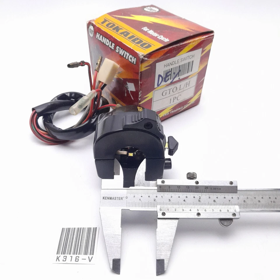 Interruptor de manija izquierda Kawasaki GTO May Fit KE125 KS125 KE100 G5 G4TR KH110 NOS #1 Foto 3 de 4