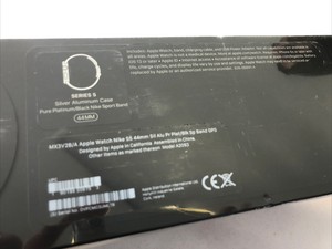 APPLE WATCH NIKE SERIES 5 44MM GPS SILVER WITH PURE PLATINUM \u0026 BLACK SPORT  BAND | eBay