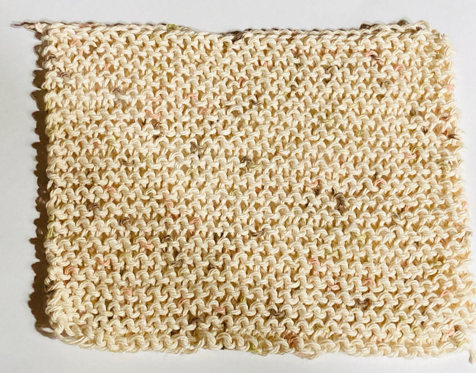 Lot Max 50% OFF of Three 3 Max 90% OFF Sonoma Print Dishcloths Hand Knit Cotton Washcl