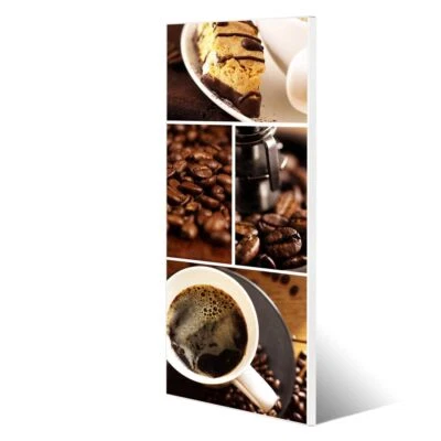 banjado Magnettafel 30x75cm Memoboard Metall Pinnwand Küche Kaffee magnetisch - Bild 1 von 4