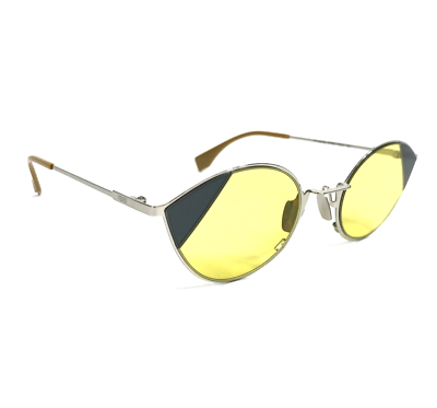 Fendi Sunglasses FF0342/S B1ZHO Silver Cat Eye Frames w  display picture 3