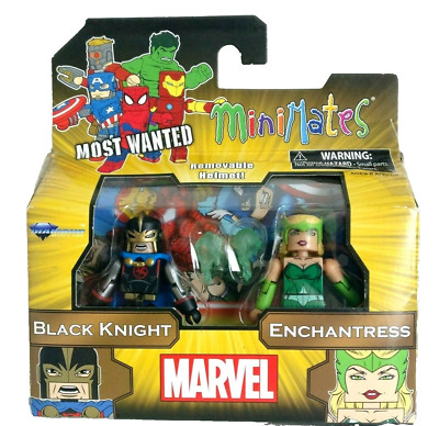 Marvel Minimates Marvel Most Wanted Black Knight & Enchantress 2er Pack Serie 69