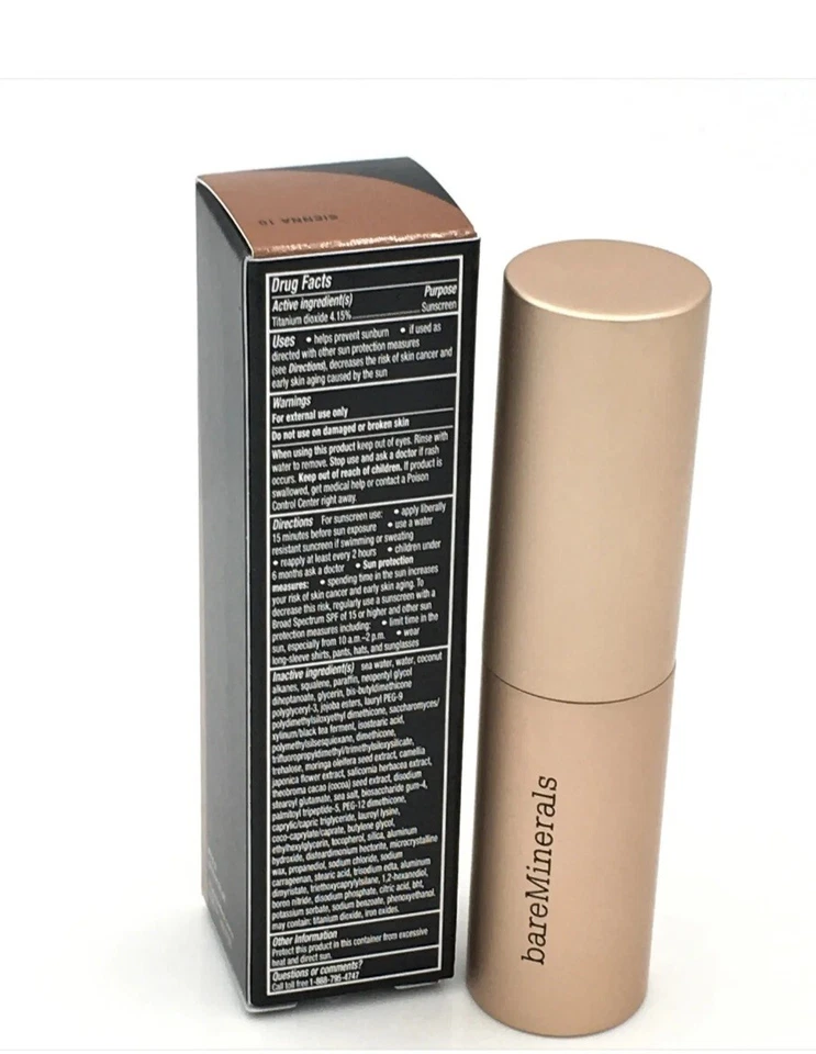 bareMinerals Hydrating Foundation - Countur Stick In Sienna New Boxed Free P&P  - Image 2 of 3