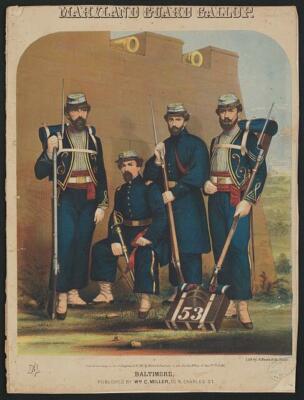 Photo:Maryland Guard gallop / Lith. by A. Hoen & Co., Balto. 1861