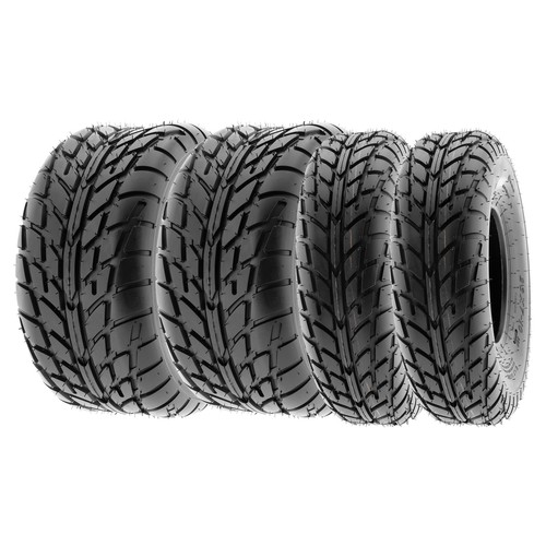 SUNF A021 ATV UTV Tires 22x8-12 & 22x10-12 Bundle - 6 PR Tubeless All-Terrain