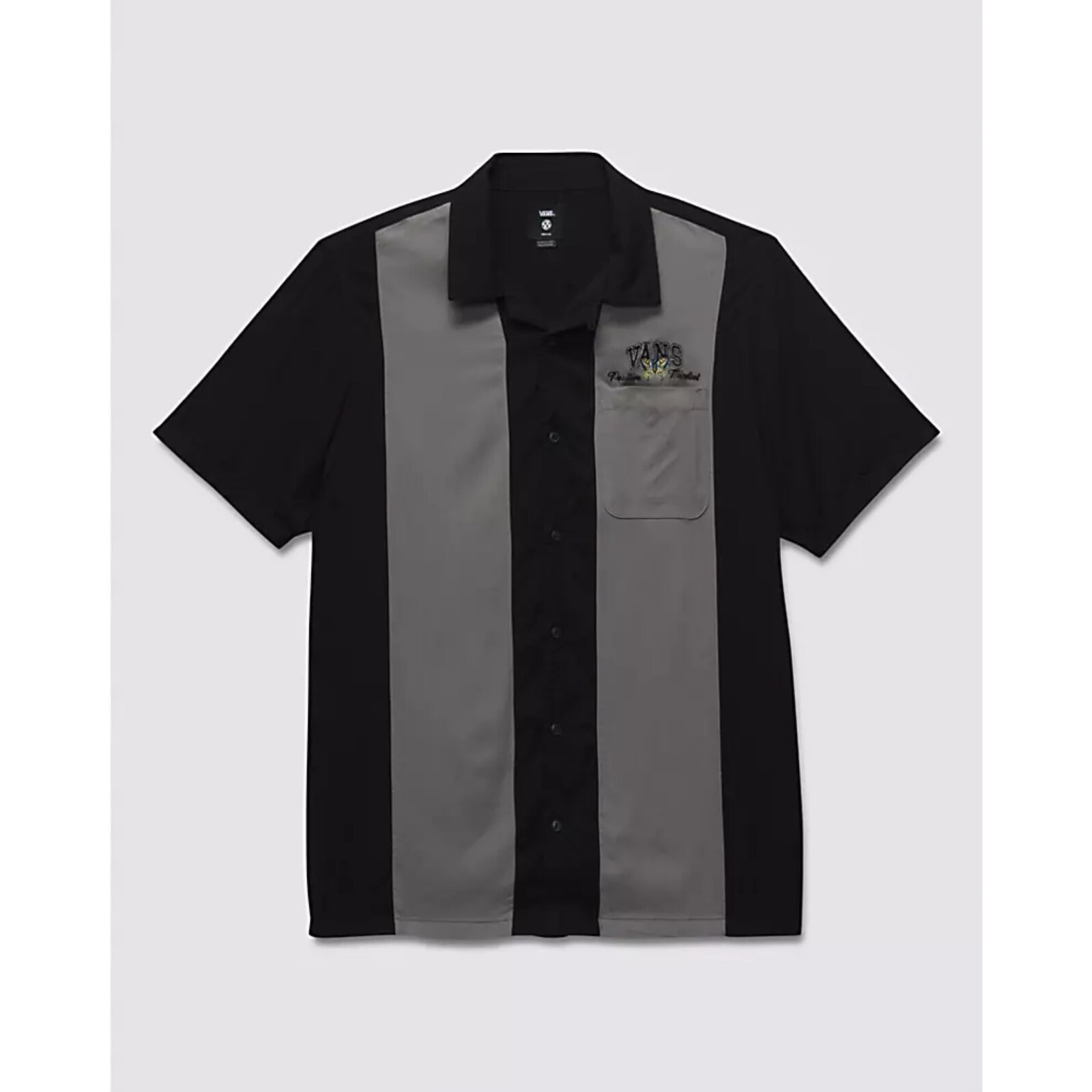 Совершенно Новые мужские утеплители для скамеек Vans Mindset из ткани черного цвета средней плотности