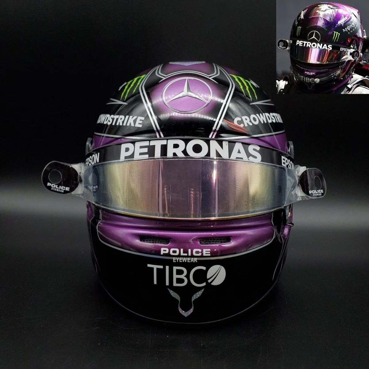 Lewis hamilton sale purple helmet