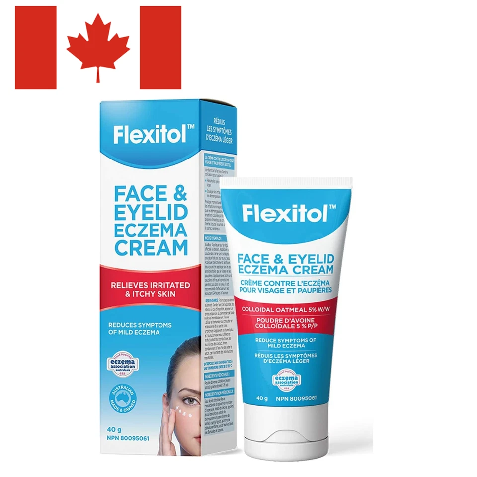 BRANDED Flexitol Face & Eyelid Eczema Cream - Best Eczema Treatment (40g)