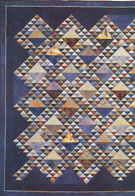 Blue Lady Quilt quilting pattern instructions