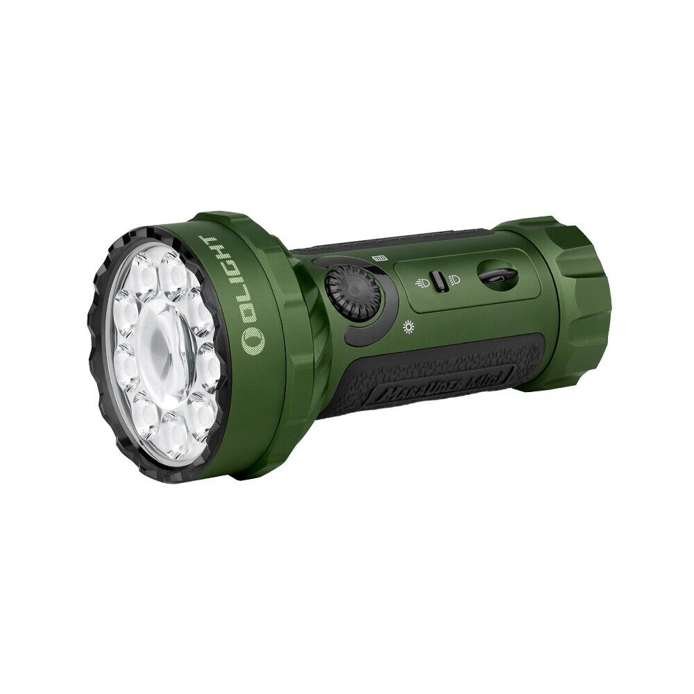 Olight Marauder Mini Rechargeable LED Flashlight, OD Green Olight Marauder Mini Rechargeable LED Flashlight, OD Green