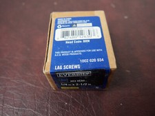 Everbilt Hex Head Lag Screws, 1/4 in x 2 -1/2 in, Stainless, Pack of 5 pcs