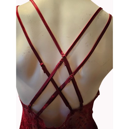 Victoria’s Secret Red Mini Slip Dress Size Small - Picture 3 of 9