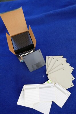 Maxwell MF2HD High Density Floppy Disk 3.5'' Formatted 26 Pack 6 Sony IBM Unused