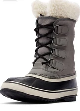 Sorel Women's Winter Carnival Boots In Quarry/Black Size 8.5 NWB