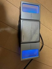 Panasonic SJ-MJ57 MD Walkman Portable MD Player Speaker Silver Good