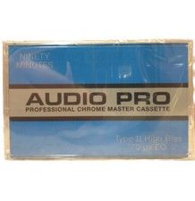 Audio Pro C-90 Pro Chrome Master Type Ii Blank Cassette Tape (1) Sealed
