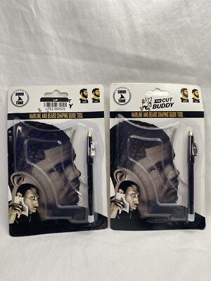 (2 Pack) The Cut Buddy Hairline & Beard Shaping Tool + Pencil