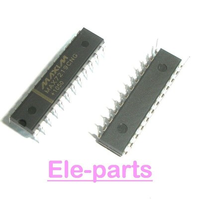5 PCS MAX7219CNG DIP-24 MAX7219 Serially Interfaced, 8-Digit LED Display Drivers