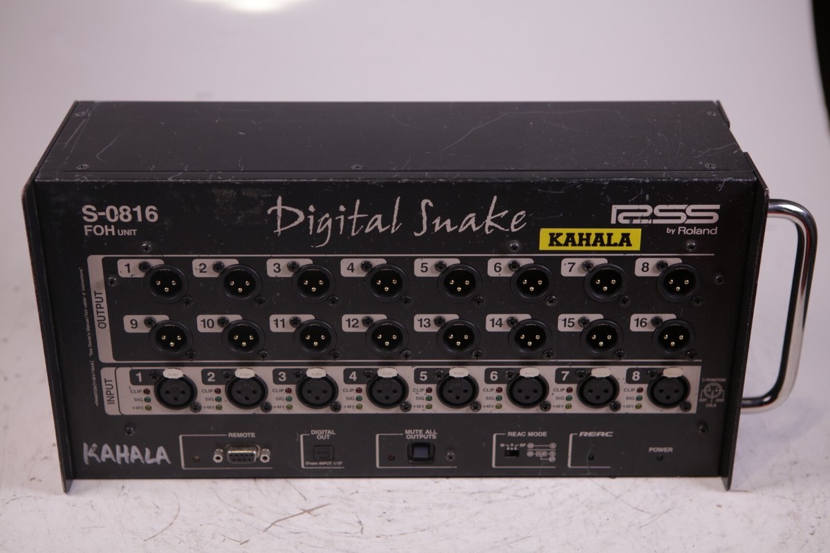 Roland S-0816 8x16 Digital Snake FOH Unit | eBay