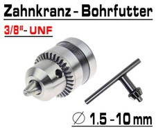 Zahnkranz Bohrfutter Bohrmaschinen Futter Für Bohrer 1.5 - 10 mm 3/8" UNF G00530