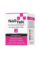 Nail Tek Protection Plus 3 Strengthener - Pack of 4 bottles 0.5 55810
