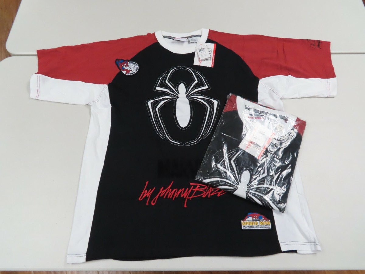 Vintage T-Shirt Spider Man Marvel Johnny Blaze 2xl New with