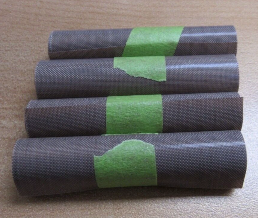 21x Teflon Glass Impregnated Cloth Fabric 2.75''x20'' Non Stick Heat Resistant - Image 3 of 4