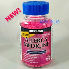 Kirkland Signature Allergy Medicine Diphenhydramine HCI 25 Mg, 600 Minitabs