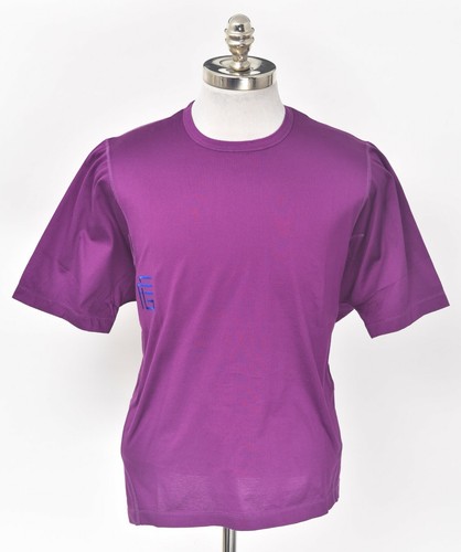NWT FUMITO GANRYU Purple Cotton Garment Dyeing Rebuilt S/S T-Shirt 1 Fits S