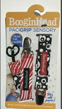 BooginHead PaciGrip Sensory Pacifier Holder-Crinkles -  NEW