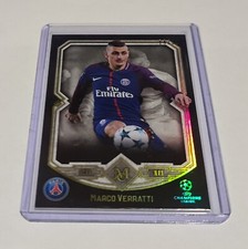2017/18 Topps Museum UEFA CL Soccer Gold Base Card Marco Verratti 14/50