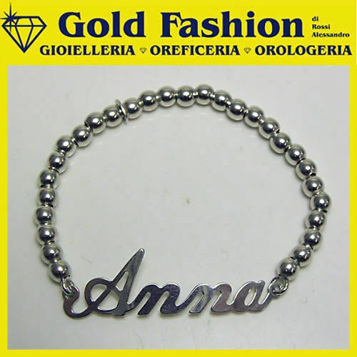 Bracciali di bigiotteria d'argento