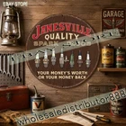 Classic Car Garage Janesville Quality Spark Plugs Spark Plugs Vintage Sign 12in