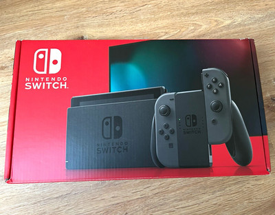 Nintendo Switch Konsole Grau + microSD 64GB OVP