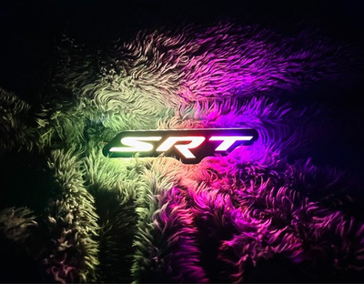 #ad #ad Custom RGB LED Front Grille Emblem Badge Fits SRT Models App Controlled $118.99