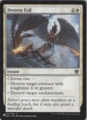 Destroy Evil C The List Reprints 017/281 NM