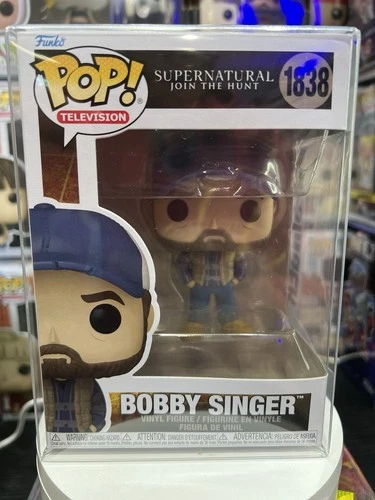 Funko Pop! Supernatural: Bobby Singer #1838 + PROTECTOR IN HAND