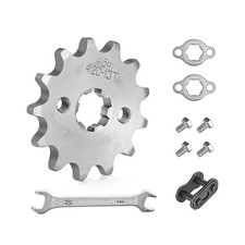 420 14T Motorcycle Front Engine Sprocket 17mm Compatible with 50cc 70cc 90cc ...
