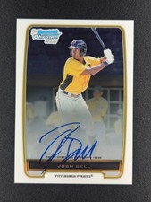 Josh Bell 2012 Bowman Chrome 1st Prospect #BCP79 AUTO PIRATES TWINS