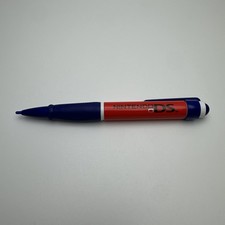 Official Nintendo DS Large Retractable Pen Stylus Rubber Grip Red White Blue OEM