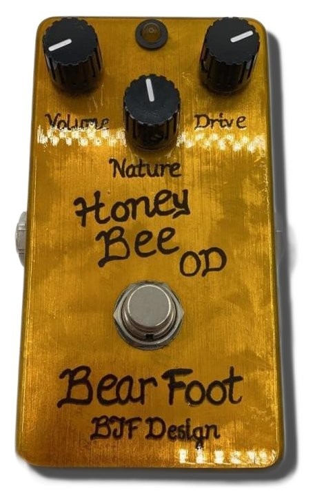 Pédale d'overdrive BearFoot effets guitare Honey Bee OD 3278 testée et