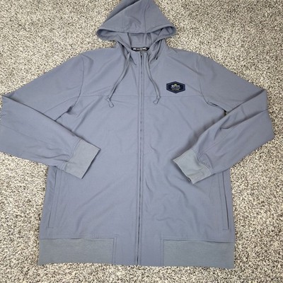 Travis Mathew x Corona Wanderlust Full Zip Jacket Men's M Gray Activewear Hooded