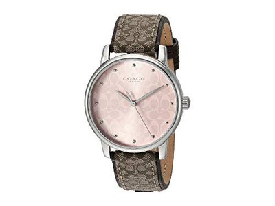 COACH Women's Grand Brown/Silver/Pink One Size