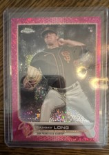 2022 Topps Chrome - Sammy Long #59 Magenta Speckle Refractor /350 (RC)