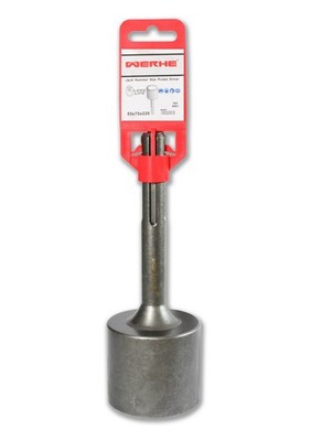 Werhe  55x75x220 JackHammer Post Driver Driver Chisel Bit for SDS Max Hammer