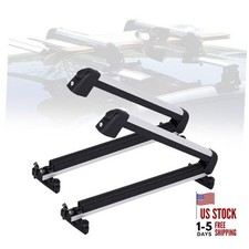 Ski And Snowboard Roof Racks Ski Roof Racks With Anti-theft 16.3 Inch Silver Ski And Snowboard Roof Racks Ski Roof Racks With Anti-theft 16.3 Inch Silver